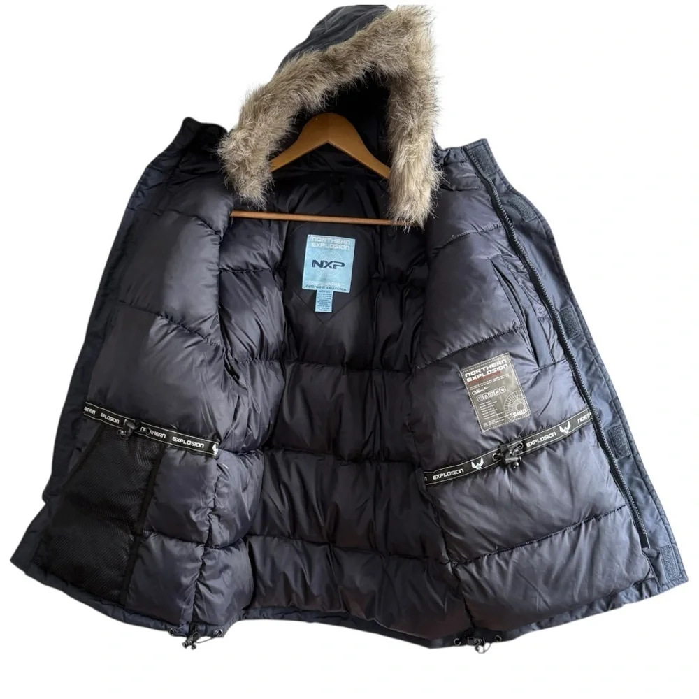 Northern Explosion NXP 4586 Down Filled Jacket Boys Sz Large 14 NWT Winter Coat